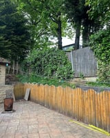 Garden seating area